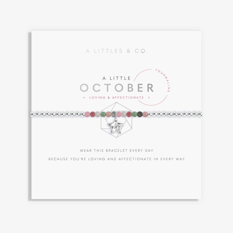 A Little Birthstone 'October' Tourmaline Bracelet