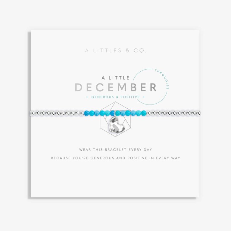 A Little Birthstone 'December' Turquoise Bracelet