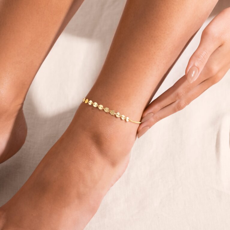 Disc Chain Anklet
