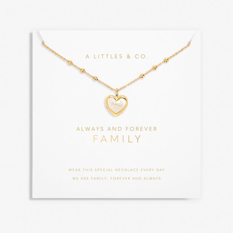 My Moments 'Always And Forever Family' Necklace in Gold-Tone Plating