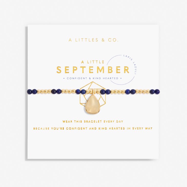 Birthstone A Little September Bracelet in Gold-Tone Plating
