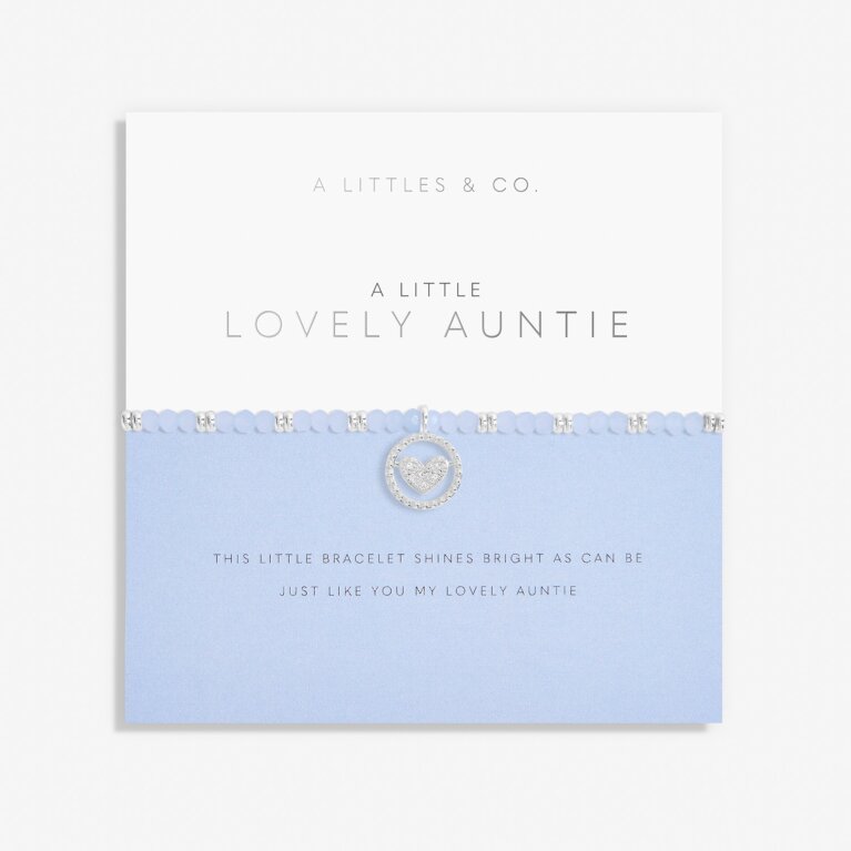 Live Life In Color A Little 'Lovely Auntie' Bracelet in Silver Plating