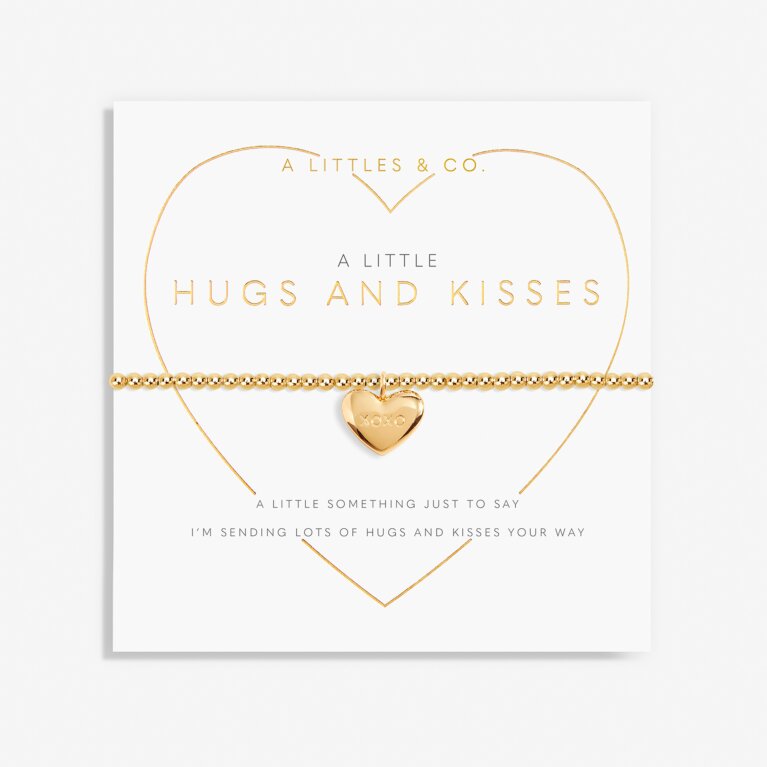 A Little 'Hugs And Kisses' Bracelet in Gold-Tone Plating