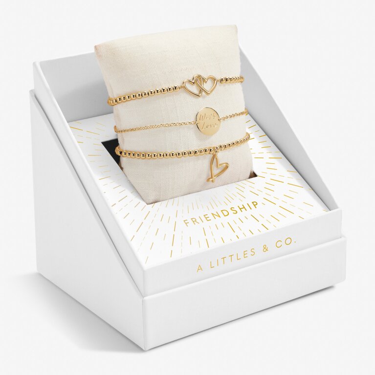 Celebrate You Gift Box 'Friendship' in Gold-Tone Plating