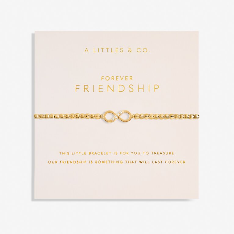 Forever Yours 'Forever Friendship' Bracelet in Gold-Tone Plating