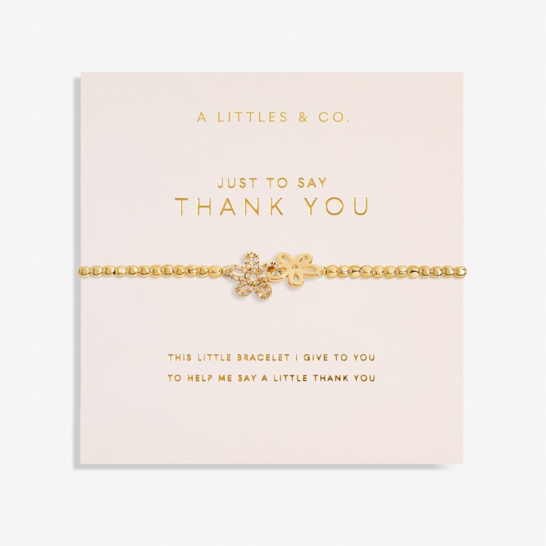 Forever Yours 'Just To Say Thank You' Bracelet in Gold-Tone Plating