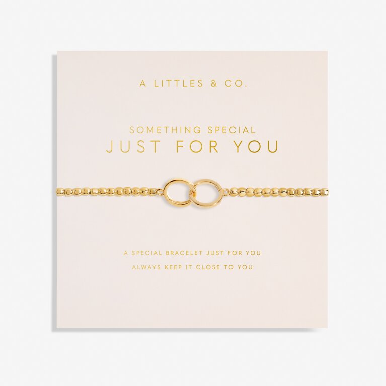 Forever Yours 'Something Special Just For You' Bracelet in Gold-Tone Plating