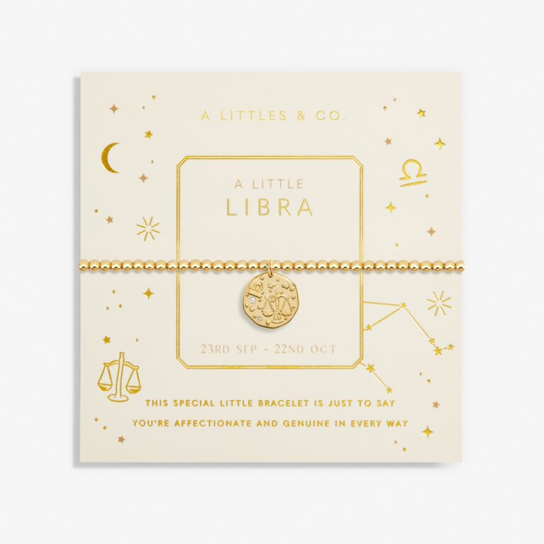 Star Sign A Little 'Libra' Bracelet In Gold-Tone Plating