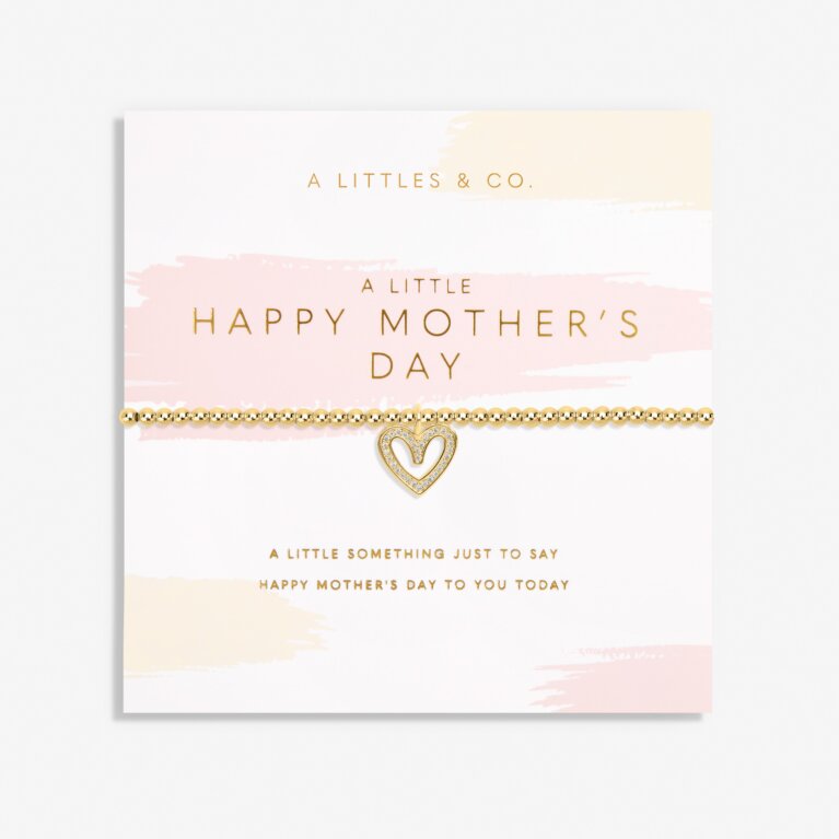 Mother's Day A Little 'Happy Mother's Day' Bracelet In Gold-Tone Plating
