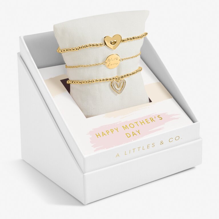 Mother's Day Celebrate You Gift Box 'Happy Mother's Day' In Gold-Tone Plating
