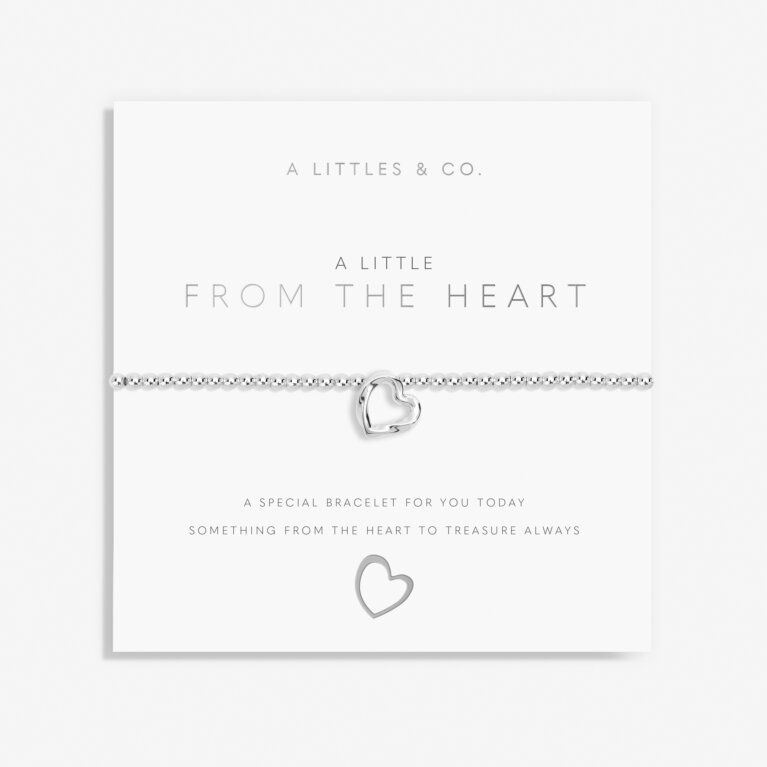 A Little 'From The Heart' Bracelet In Silver Plating