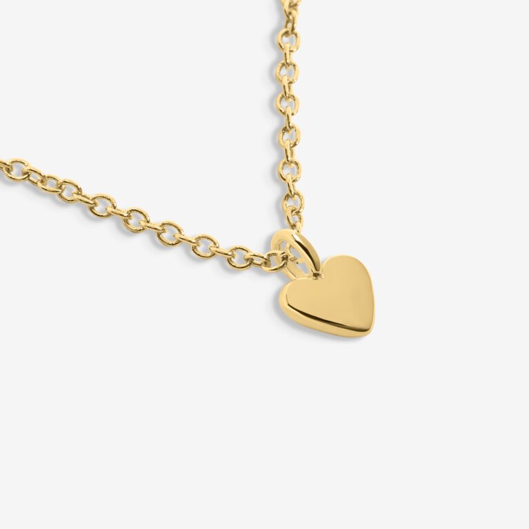 Mini Charms Heart Necklace In Gold-Tone Plating