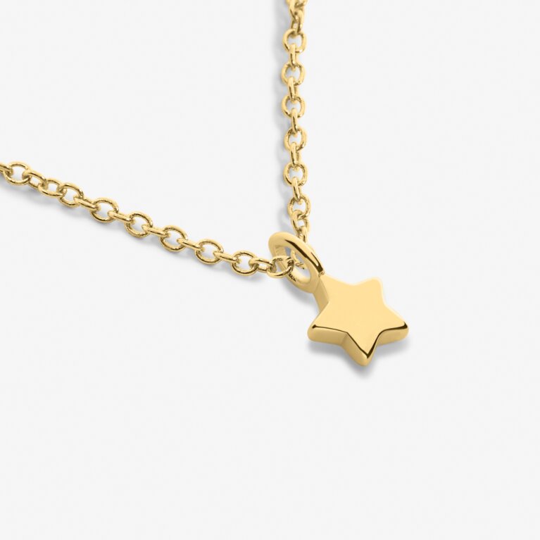 Mini Charms Star Necklace In Gold-Tone Plating