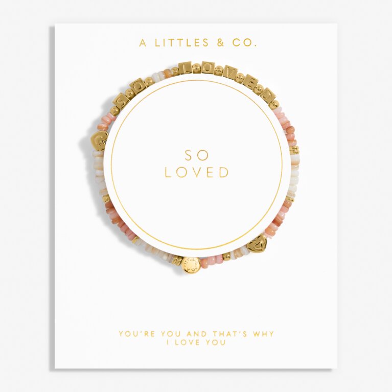 Happy Little Moments 'So Loved' Bracelet In Silver Plating