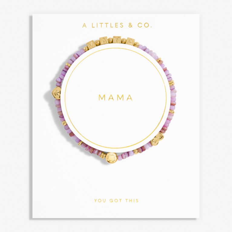 Happy Little Moments 'Mama' Bracelet In Gold-Tone Plating