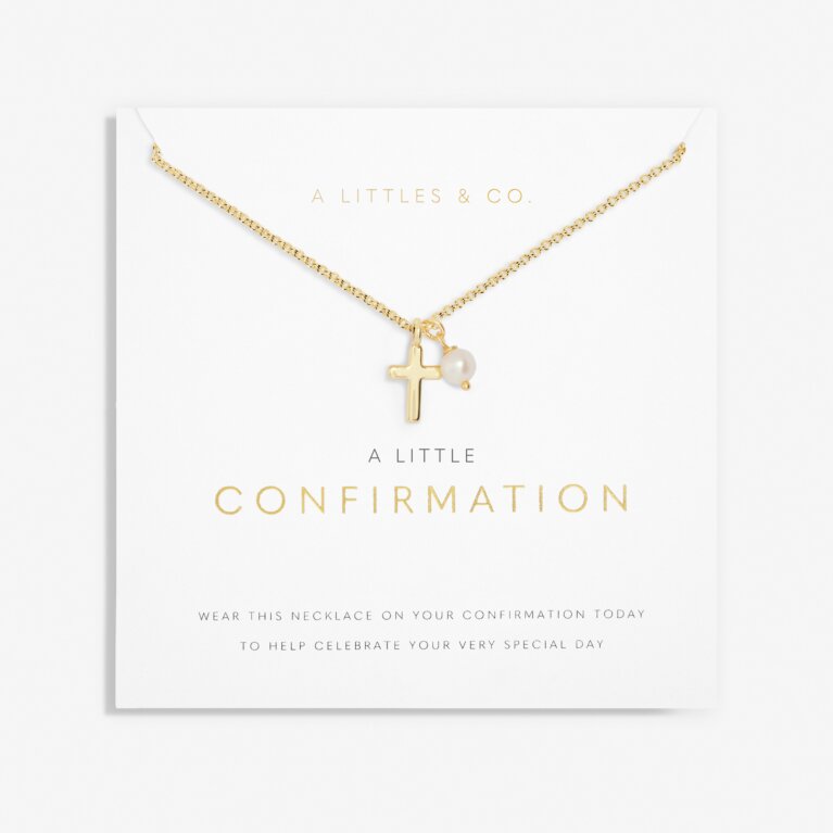 A Little 'Confirmation' Necklace In Gold-Tone Plating