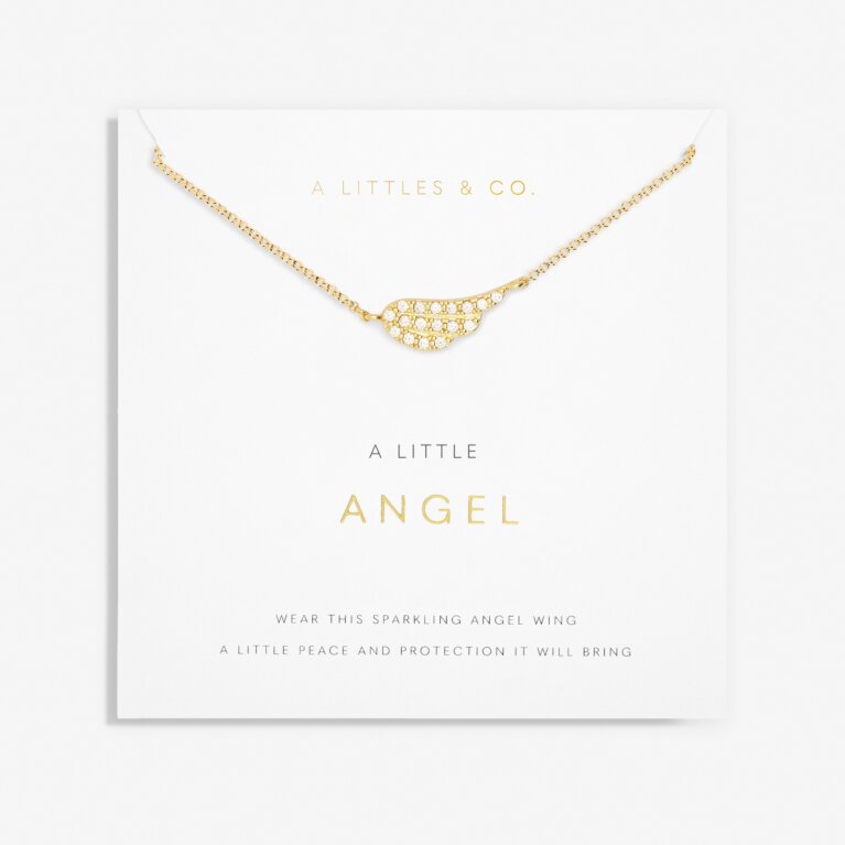 A Little 'Angel' Necklace In Gold-Tone Plating