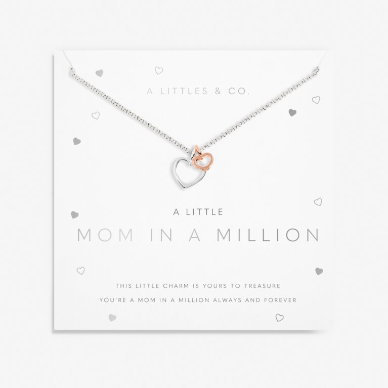 A Little 'Mom In A Million' Necklace In Silver Plating
