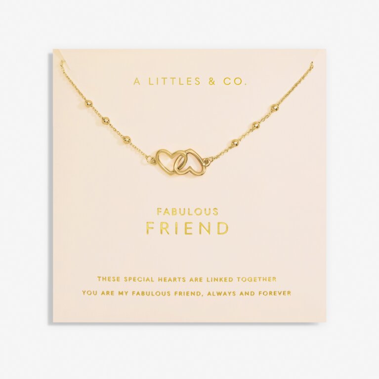 Forever Yours 'Fabulous Friend' Necklace In Gold-Tone Plating