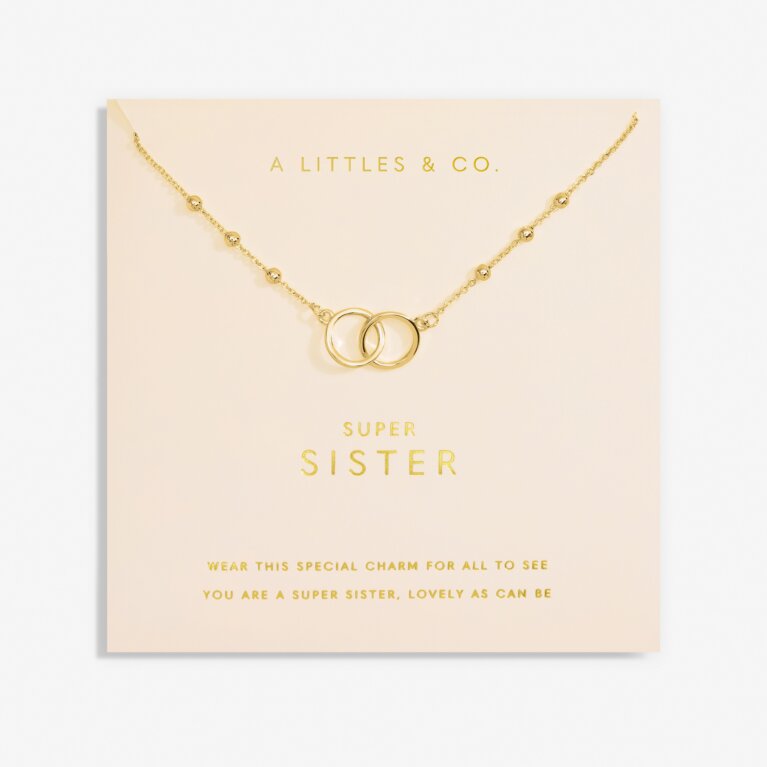 Forever Yours 'Super Sister' Necklace In Gold-Tone Plating