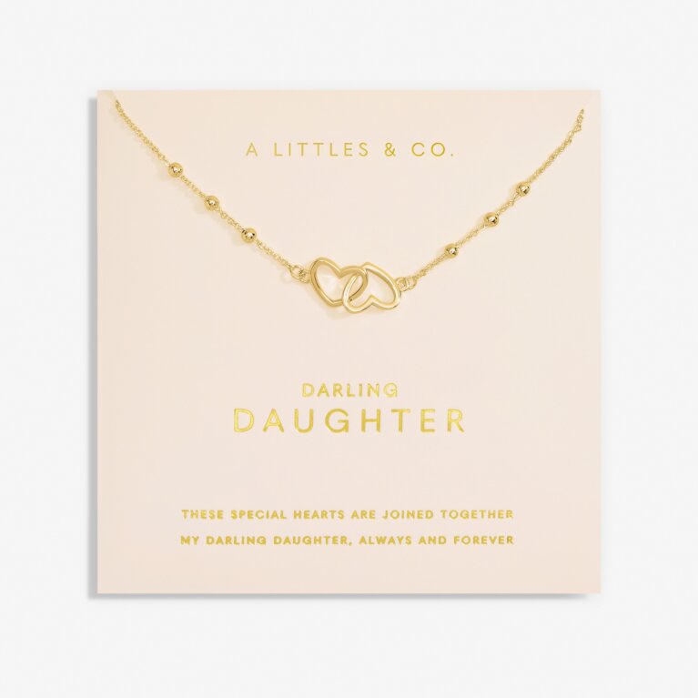 Forever Yours 'Darling Daughter' Necklace In Gold-Tone Plating