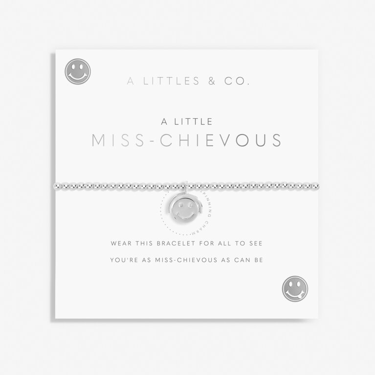 Children's A Little 'Miss-Chievous' Bracelet in Silver Plating
