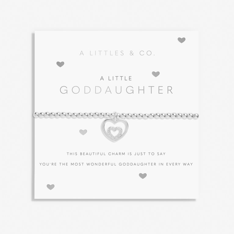 Kid's A Little 'Goddaughter' Bracelet in Silver Plating