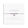 A Little Birthstone 'February' Amethyst Bracelet